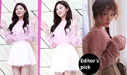 韩国女星示范夏季清新穿搭 甜美迷人(图3)