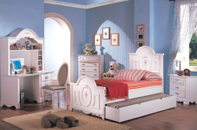 现代简约风格儿童房装修设计，男孩房间可以这样装！(图4)