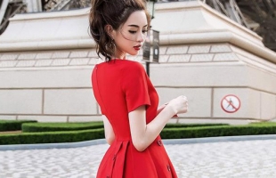 夏天穿红色裙子好看吗？4款红裙气质又显白！
