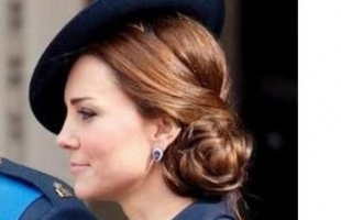 凯特王妃低盘发发型怎么扎