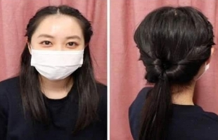 口罩专用发型，揭秘3种正确戴口罩发型，避免头发沾细菌